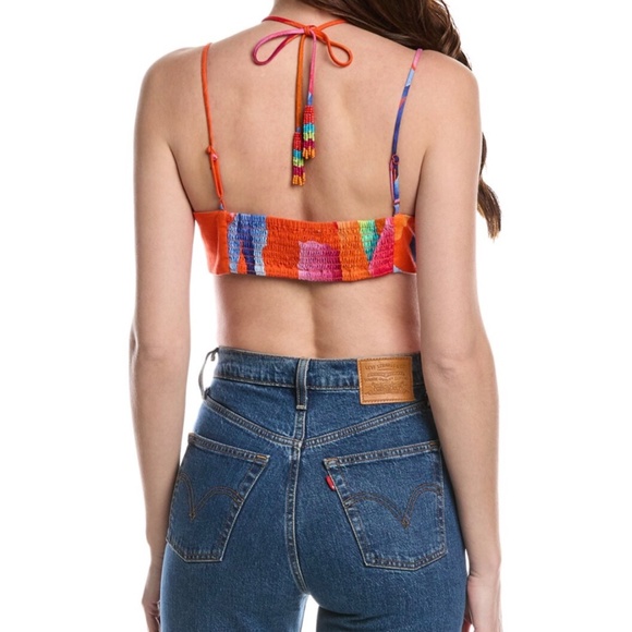 FARM RIO Ombre Chita Red Top - Picture 3 of 8